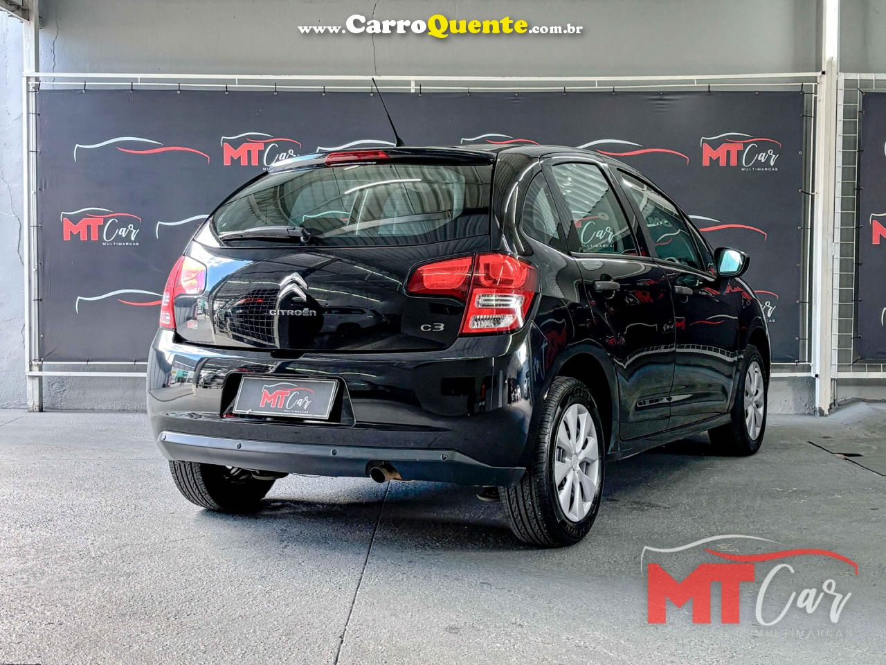 CITROËN   C3 ORIGINE 1.5 FLEX 8V 5P MEC.   PRETO 2014 1.5 FLEX - Loja