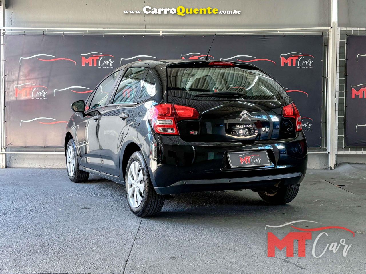 CITROËN   C3 ORIGINE 1.5 FLEX 8V 5P MEC.   PRETO 2014 1.5 FLEX - Loja