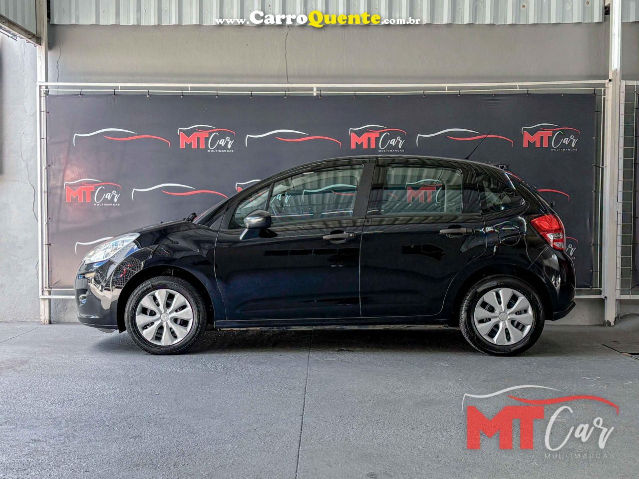 CITROËN   C3 ORIGINE 1.5 FLEX 8V 5P MEC.   PRETO 2014 1.5 FLEX - Loja