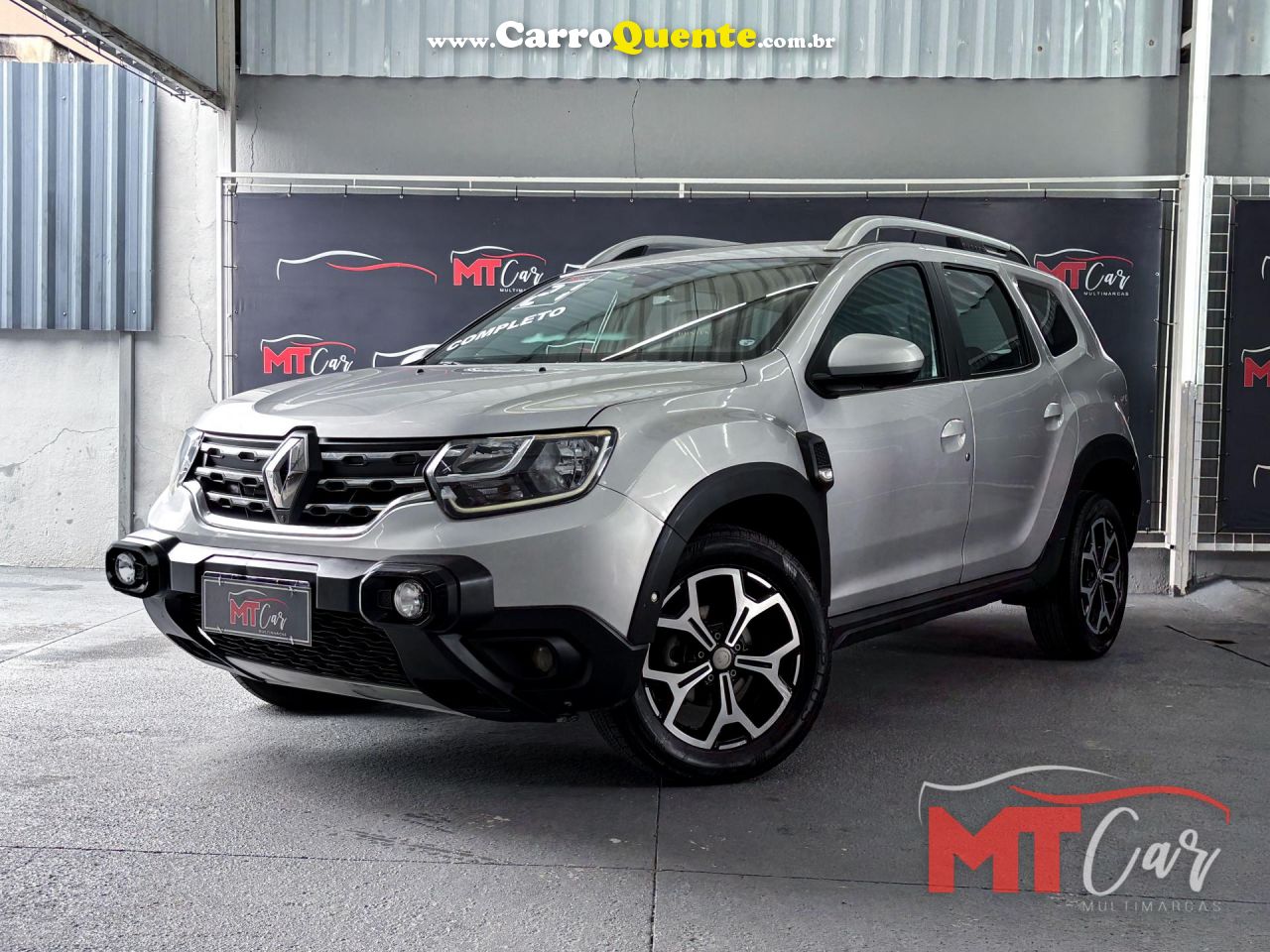RENAULT   DUSTER ICONIC 1.6 16V FLEX AUT.   PRATA 2021 1.6 FLEX - Loja