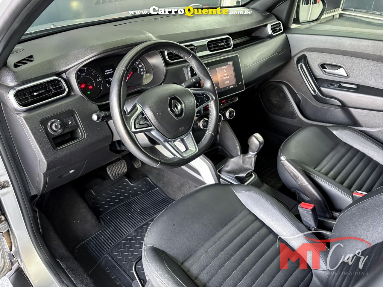 RENAULT   DUSTER ICONIC 1.6 16V FLEX AUT.   PRATA 2021 1.6 FLEX - Loja