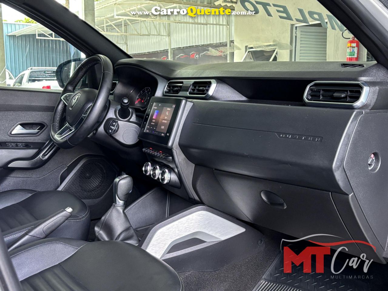 RENAULT   DUSTER ICONIC 1.6 16V FLEX AUT.   PRATA 2021 1.6 FLEX - Loja
