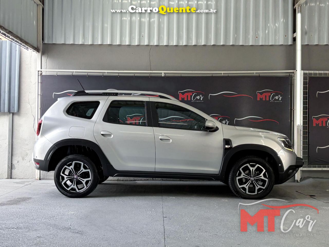 RENAULT   DUSTER ICONIC 1.6 16V FLEX AUT.   PRATA 2021 1.6 FLEX - Loja