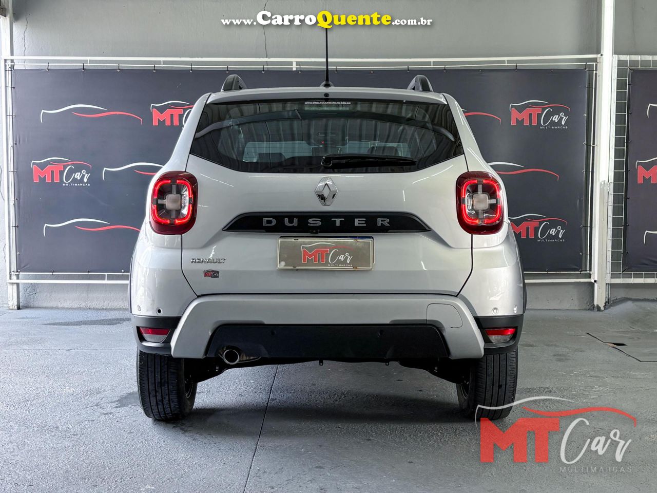 RENAULT   DUSTER ICONIC 1.6 16V FLEX AUT.   PRATA 2021 1.6 FLEX - Loja