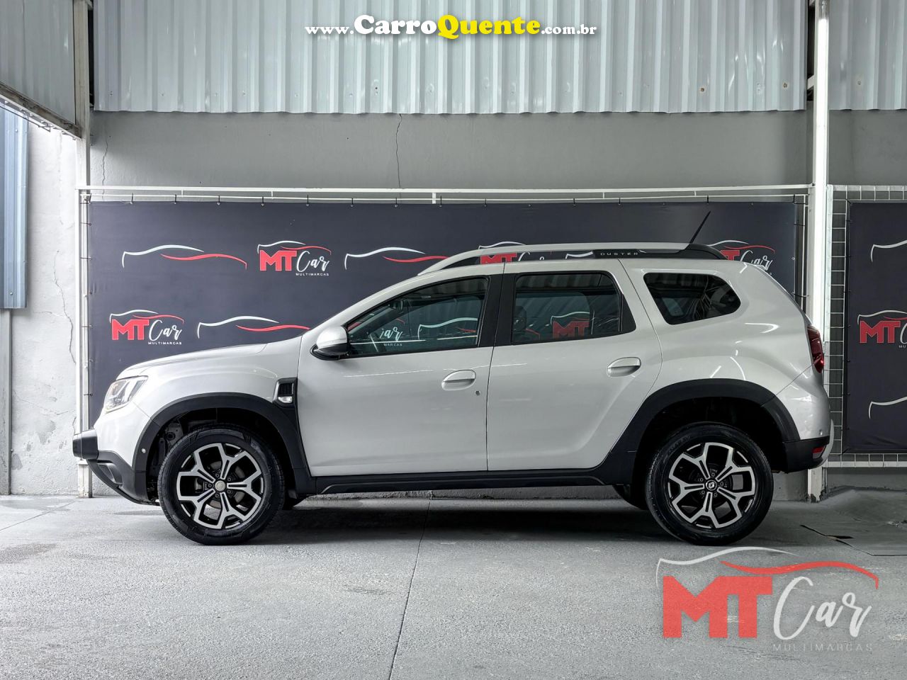 RENAULT   DUSTER ICONIC 1.6 16V FLEX AUT.   PRATA 2021 1.6 FLEX - Loja