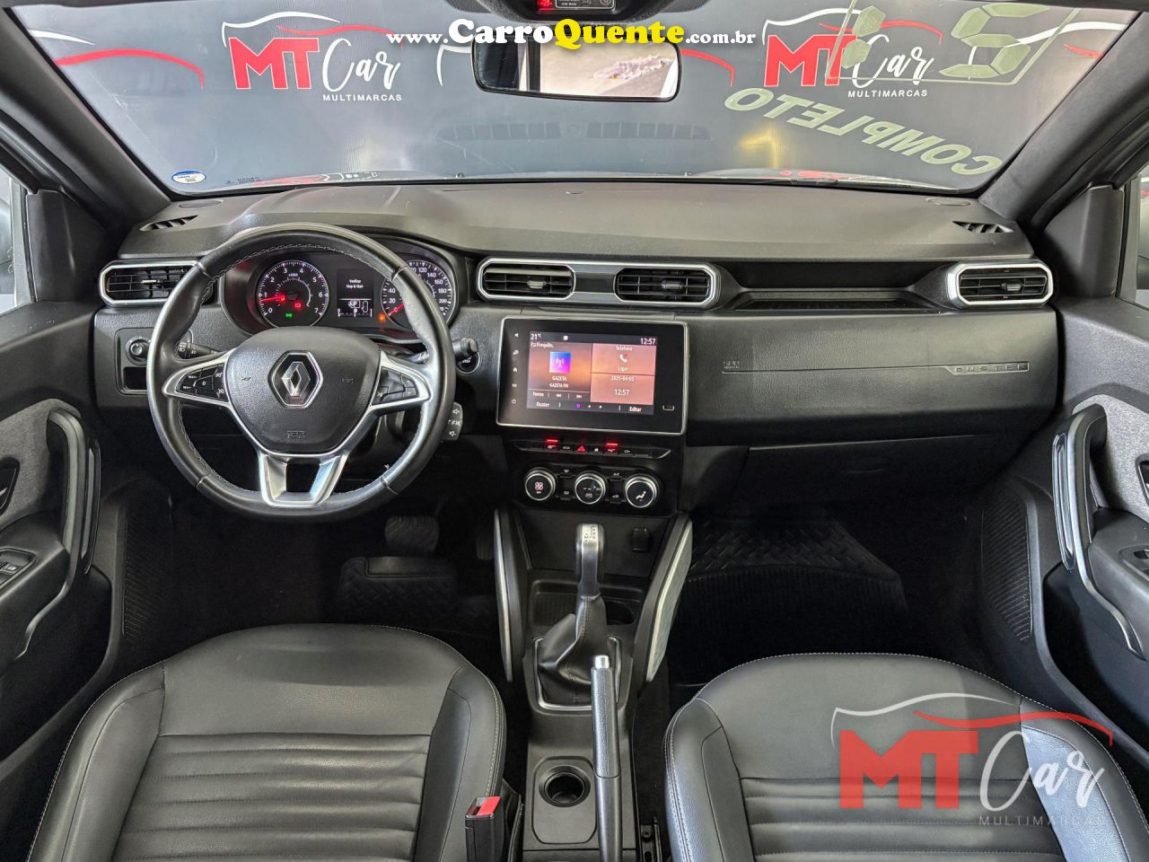 RENAULT   DUSTER ICONIC 1.6 16V FLEX AUT.   PRATA 2021 1.6 FLEX - Loja
