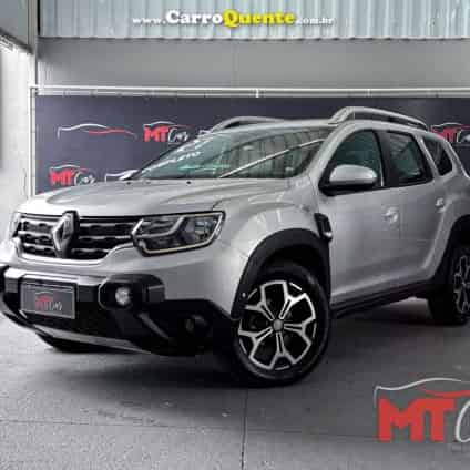 RENAULT   DUSTER ICONIC 1.6 16V FLEX AUT.   PRATA 2021 1.6 FLEX