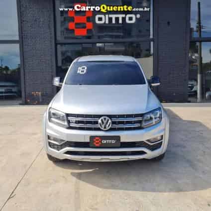 VOLKSWAGEN   AMAROK HIGHLINE CD 3.0 4X4 TB DIES. AUT.   PRATA 2018 3.0 DIESEL