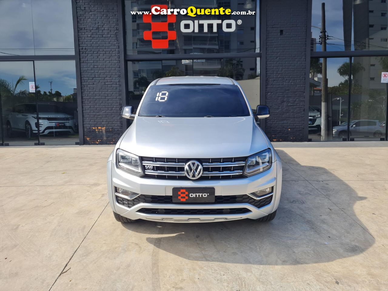 VOLKSWAGEN   AMAROK HIGHLINE CD 3.0 4X4 TB DIES. AUT.   PRATA 2018 3.0 DIESEL - Loja