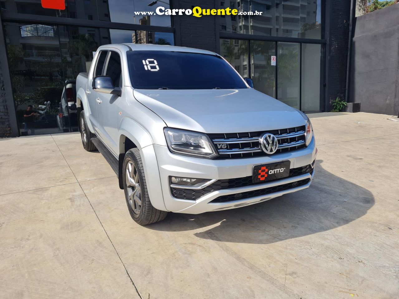VOLKSWAGEN   AMAROK HIGHLINE CD 3.0 4X4 TB DIES. AUT.   PRATA 2018 3.0 DIESEL - Loja