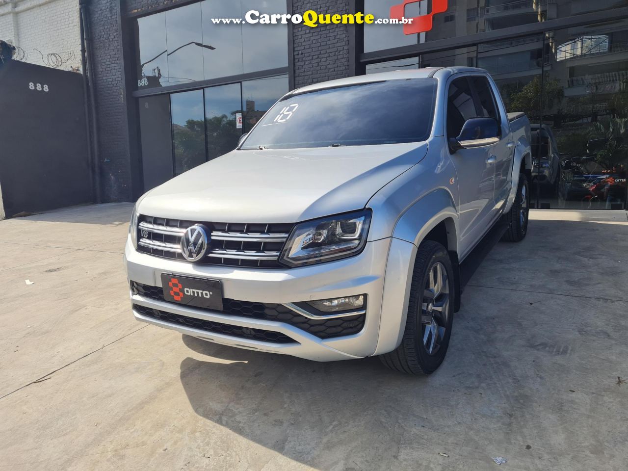 VOLKSWAGEN   AMAROK HIGHLINE CD 3.0 4X4 TB DIES. AUT.   PRATA 2018 3.0 DIESEL - Loja