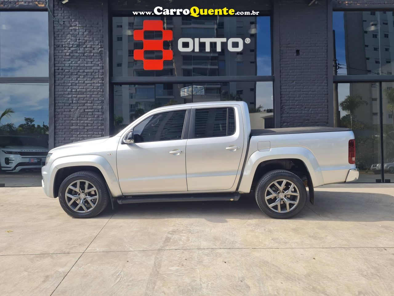 VOLKSWAGEN   AMAROK HIGHLINE CD 3.0 4X4 TB DIES. AUT.   PRATA 2018 3.0 DIESEL - Loja