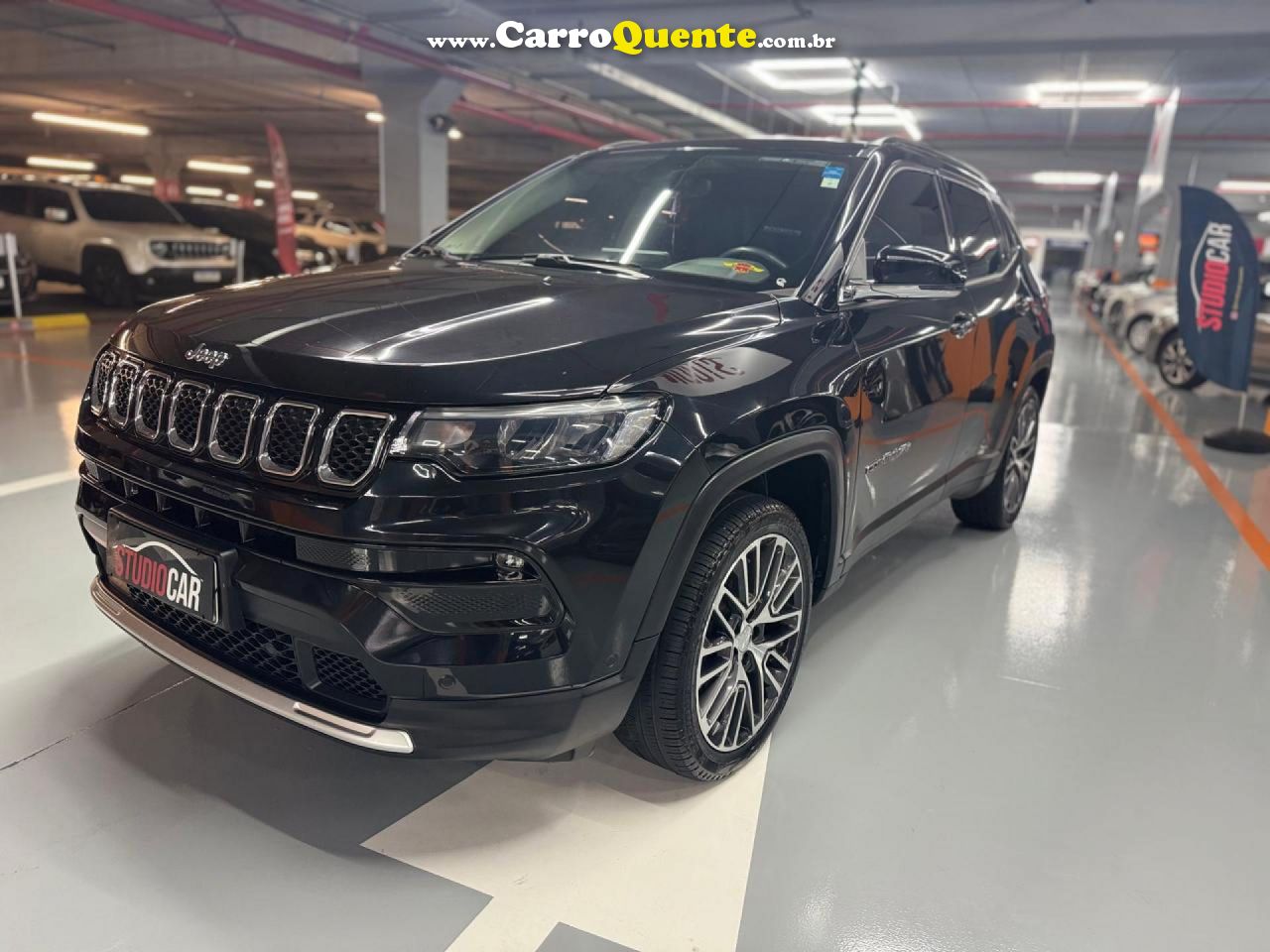 JEEP   COMPASS LIMITED T270 1.3 TB 4X2 FLEX AUT   PRETO 2022 1.3 FLEX - Loja