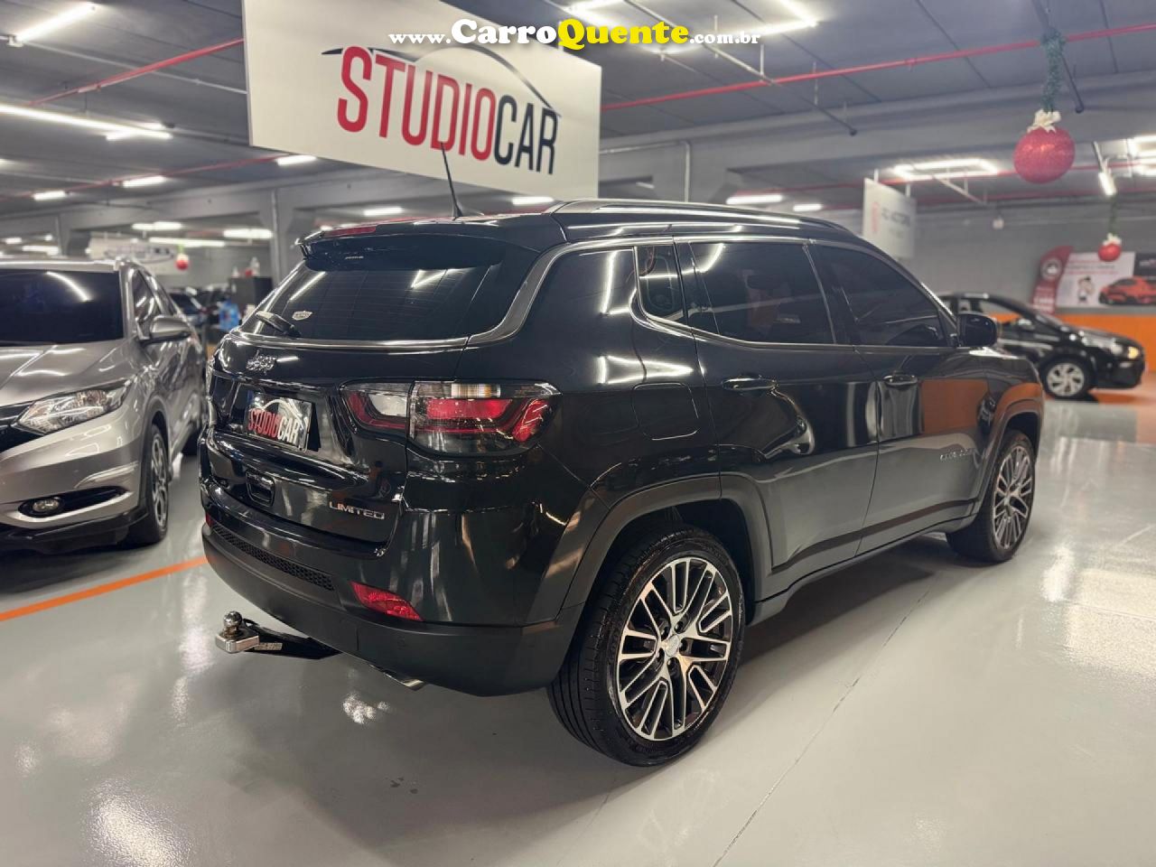 JEEP   COMPASS LIMITED T270 1.3 TB 4X2 FLEX AUT   PRETO 2022 1.3 FLEX - Loja