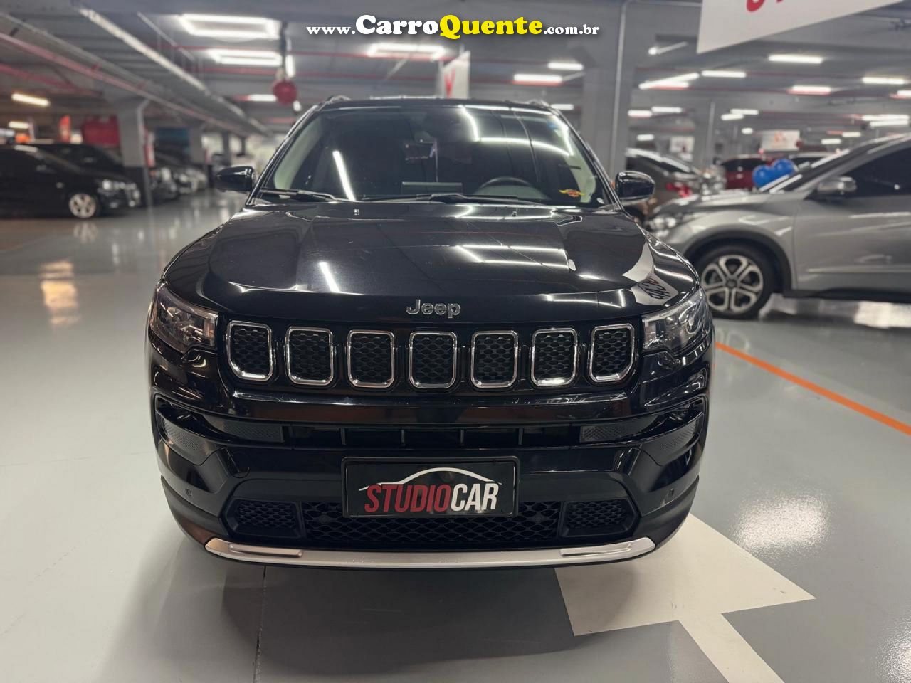 JEEP   COMPASS LIMITED T270 1.3 TB 4X2 FLEX AUT   PRETO 2022 1.3 FLEX - Loja