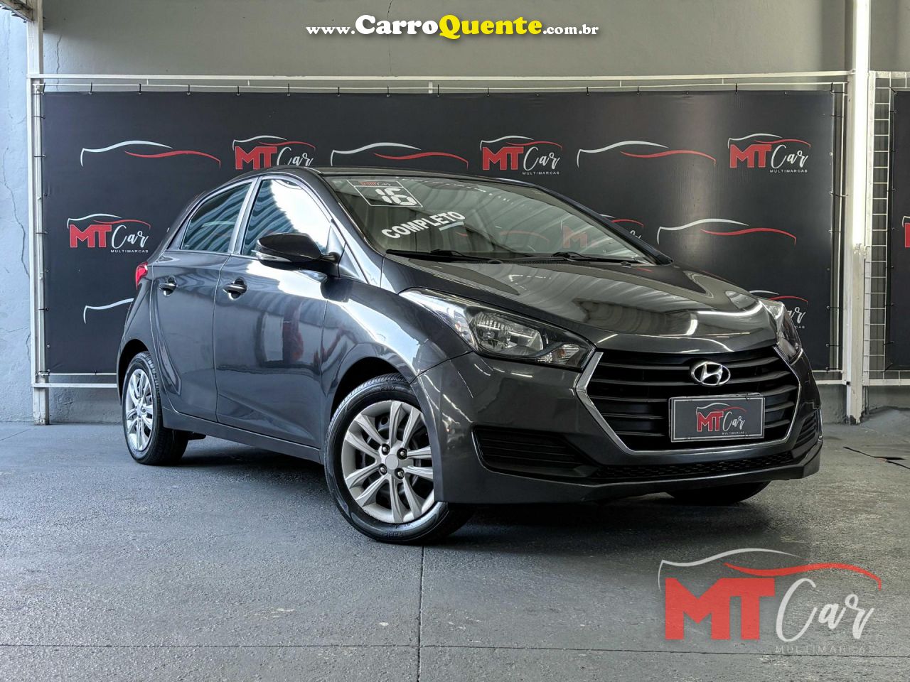 HYUNDAI   HB20 COMF.C.PLUSC.STYLE 1.0 FLEX 12V   CINZA 2016 1.0 FLEX - Loja