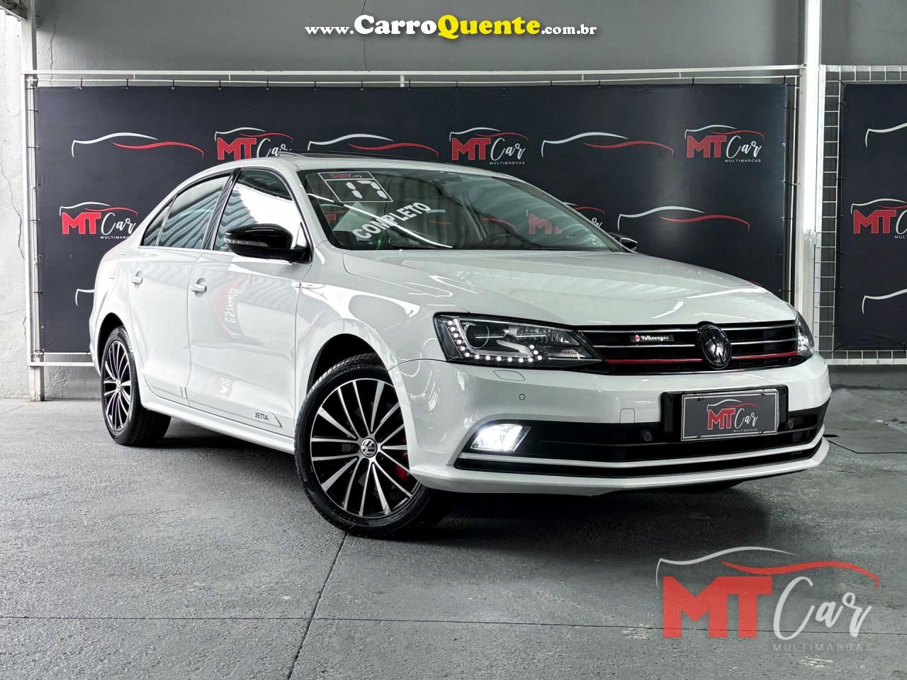 VOLKSWAGEN   JETTA HIGHLINE 2.0 TSI 16V 4P TIPTRONIC   BRANCO 2017 2.0 GASOLINA - Loja