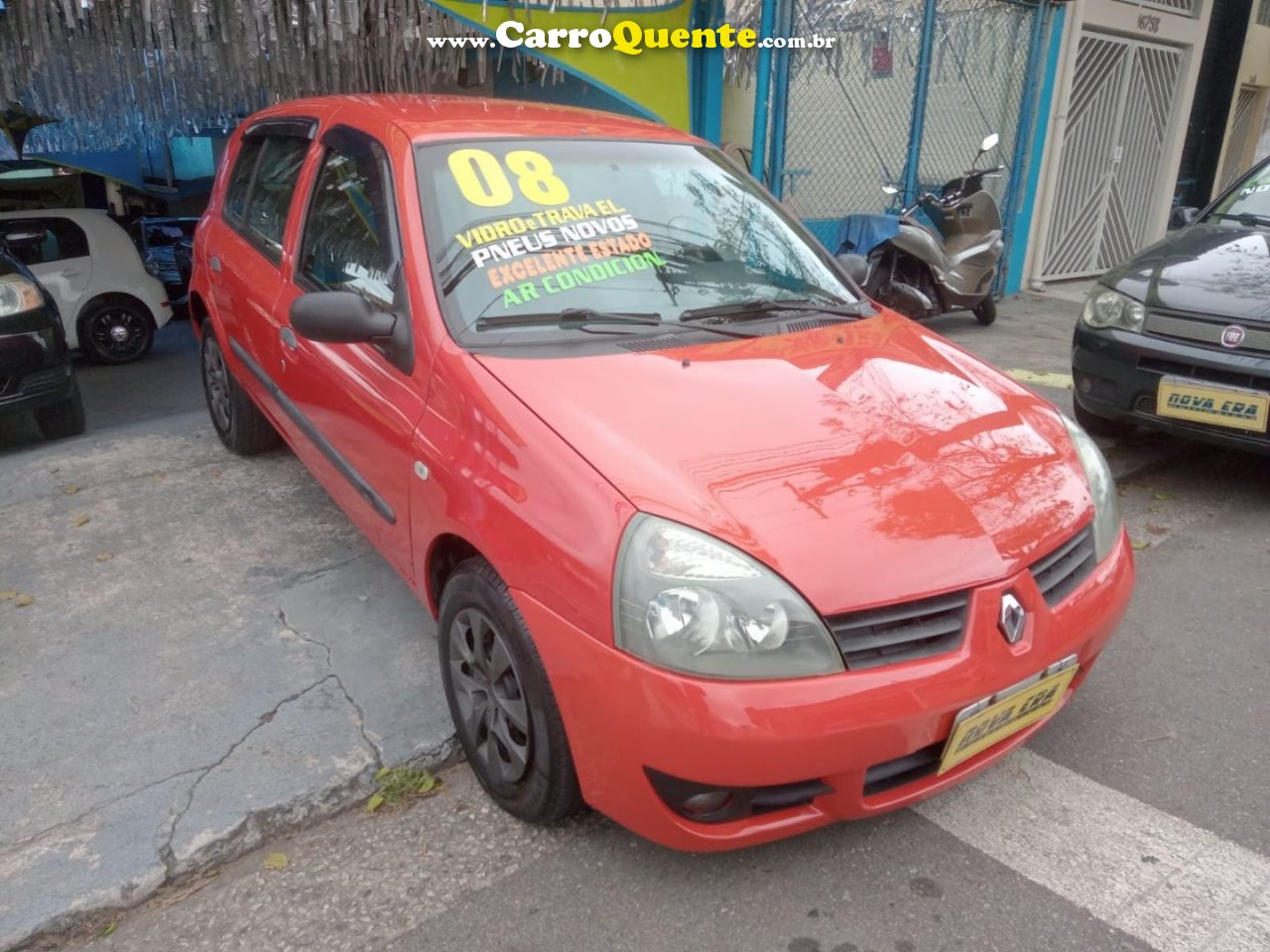 Clio 2008 1.0 com ar condicionado Flex Manual - Loja