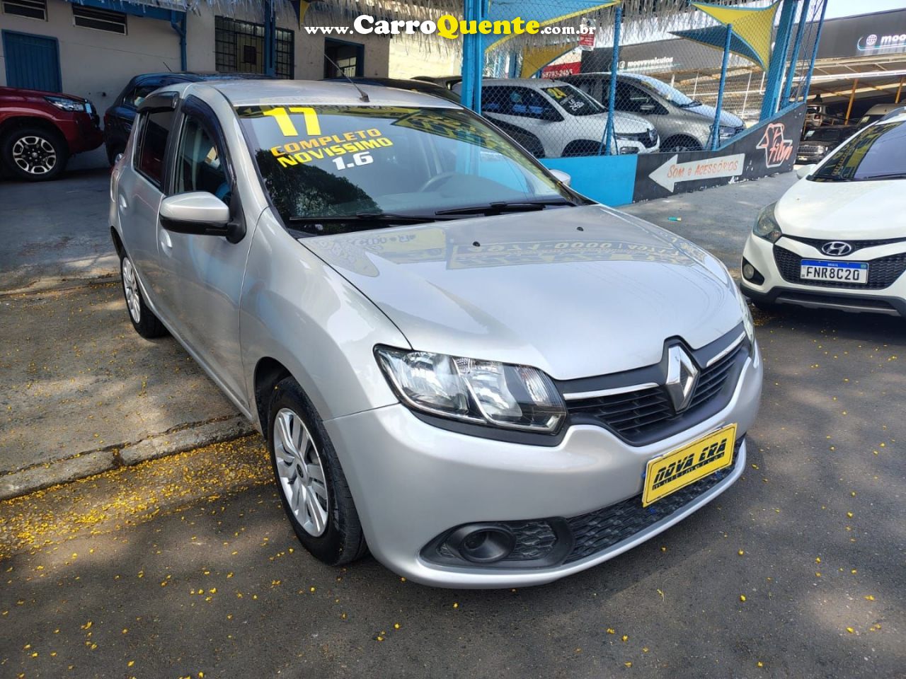 Sandero expression 1.6 2017 completo Flex Manual - Loja