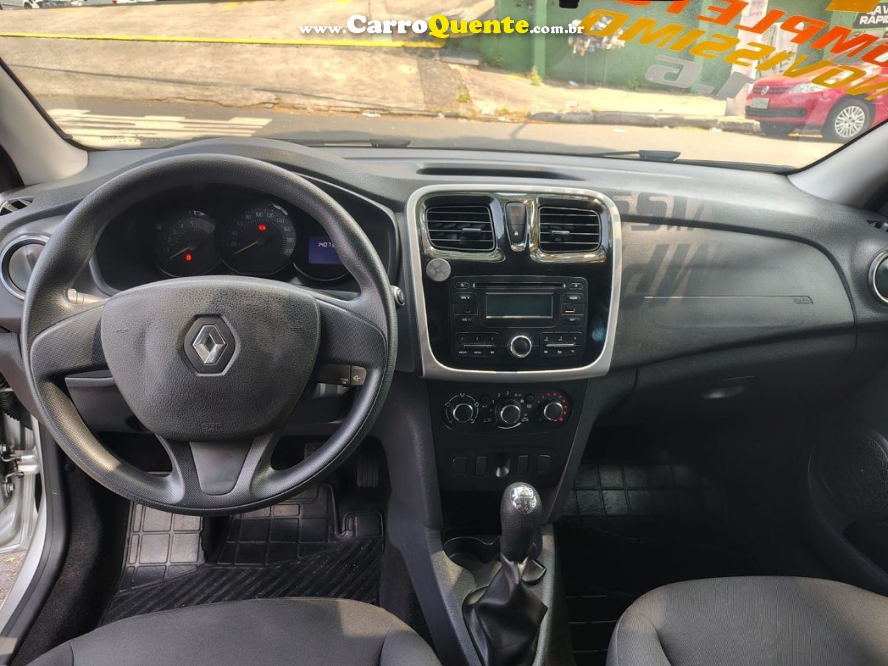 Sandero expression 1.6 2017 completo Flex Manual - Loja