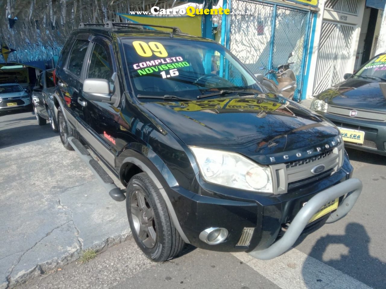 Ecosport xlt 1.6 flex 2009 completo novissimo Elétrico Manual - Loja