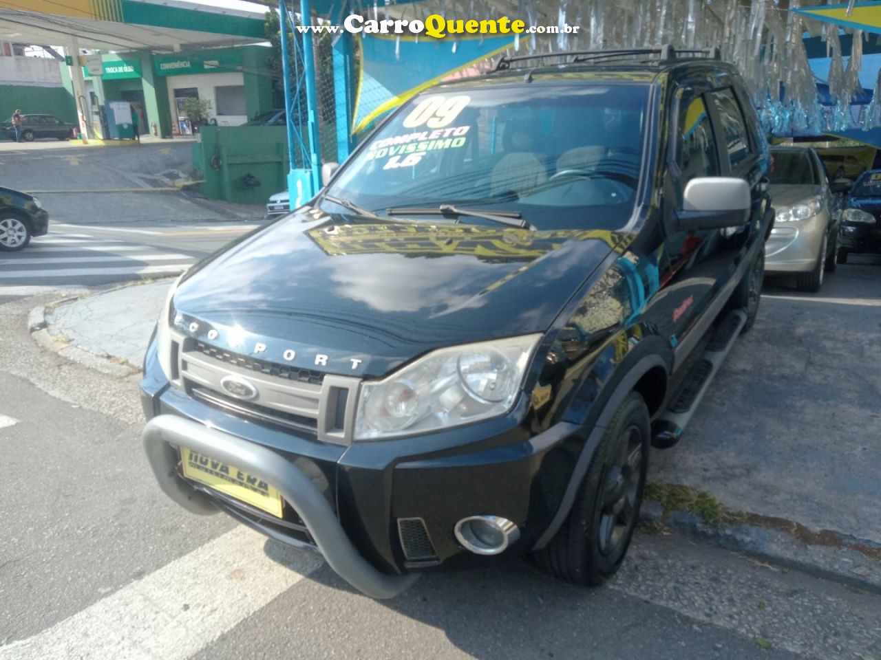 Ecosport xlt 1.6 flex 2009 completo novissimo Elétrico Manual - Loja