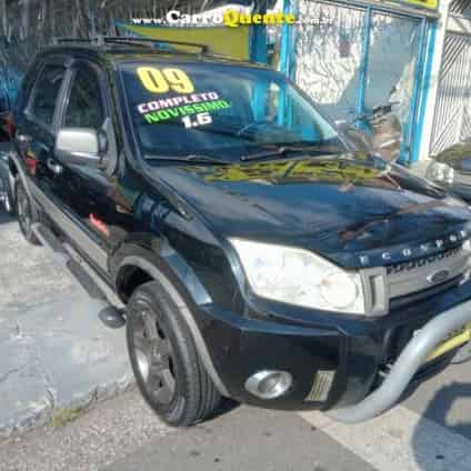 Ecosport xlt 1.6 flex 2009 completo novissimo Elétrico Manual