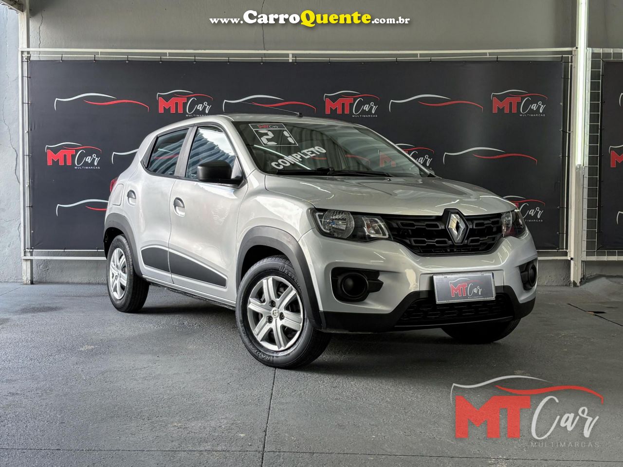 RENAULT   KWID ZEN 1.0 FLEX 12V 5P MEC.   PRATA 2021 1.0 FLEX - Loja