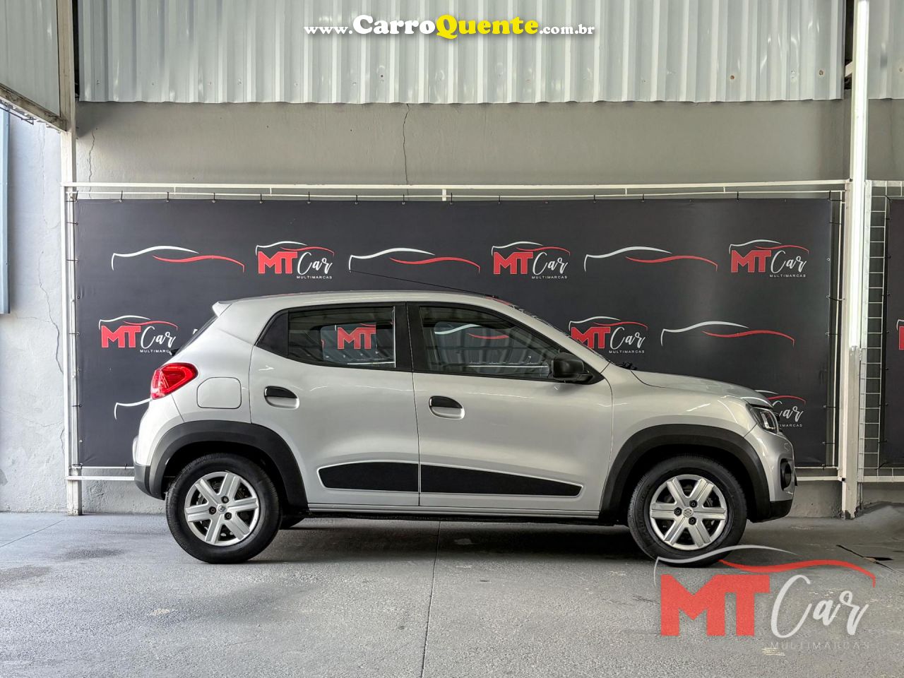 RENAULT   KWID ZEN 1.0 FLEX 12V 5P MEC.   PRATA 2021 1.0 FLEX - Loja