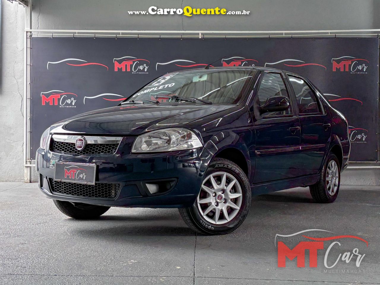 FIAT   SIENA EL 1.0 MPI FIRE FLEX 8V 4P   AZUL 2013 1.0 FLEX - Loja