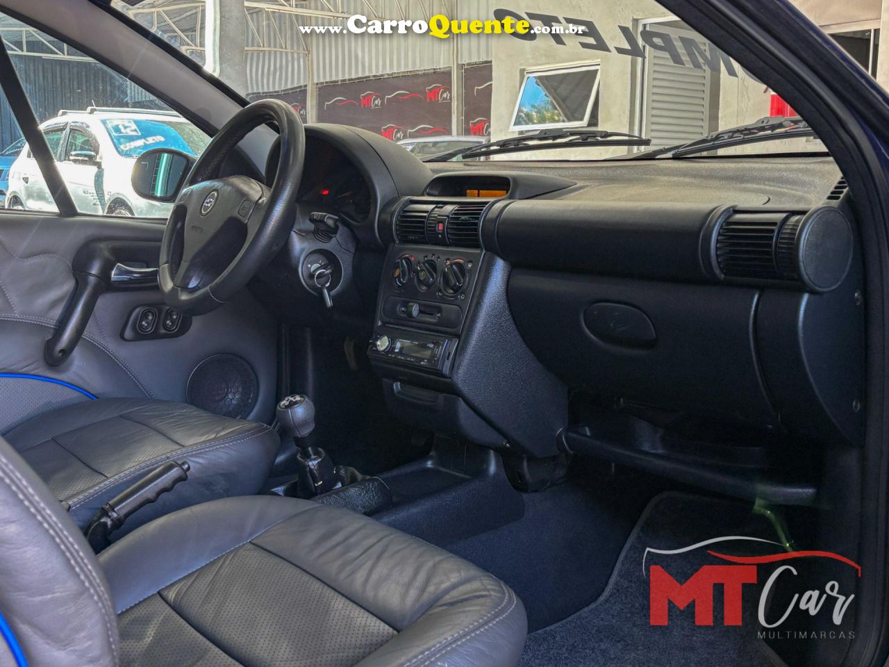 CHEVROLET   TIGRA 1.6 16V   AZUL 1998 1.6 GASOLINA - Loja