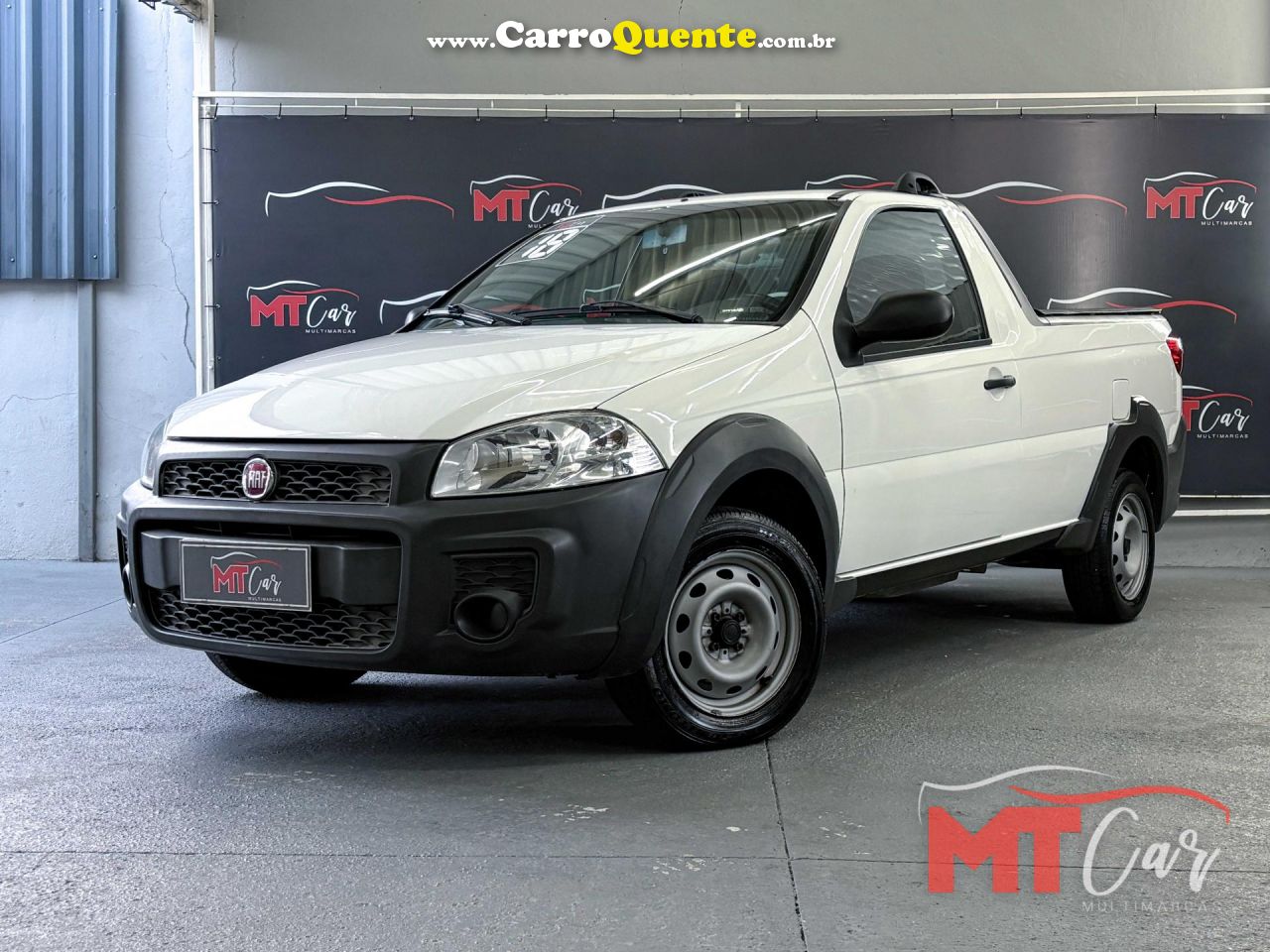 FIAT   STRADA WORKING 1.4 MPI FIRE FLEX 8V CS   BRANCO 2018 1.4 FLEX - Loja