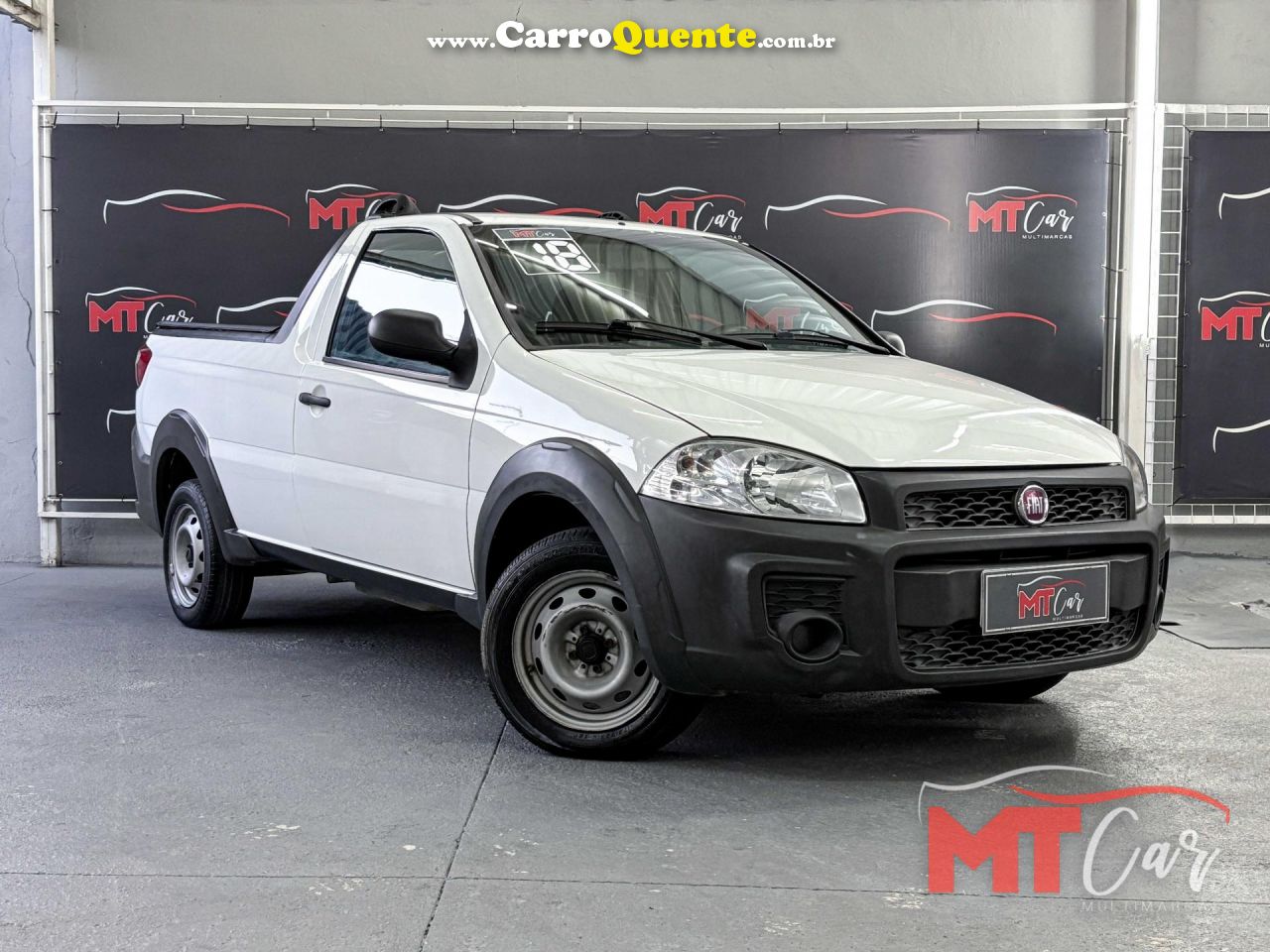FIAT   STRADA WORKING 1.4 MPI FIRE FLEX 8V CS   BRANCO 2018 1.4 FLEX - Loja