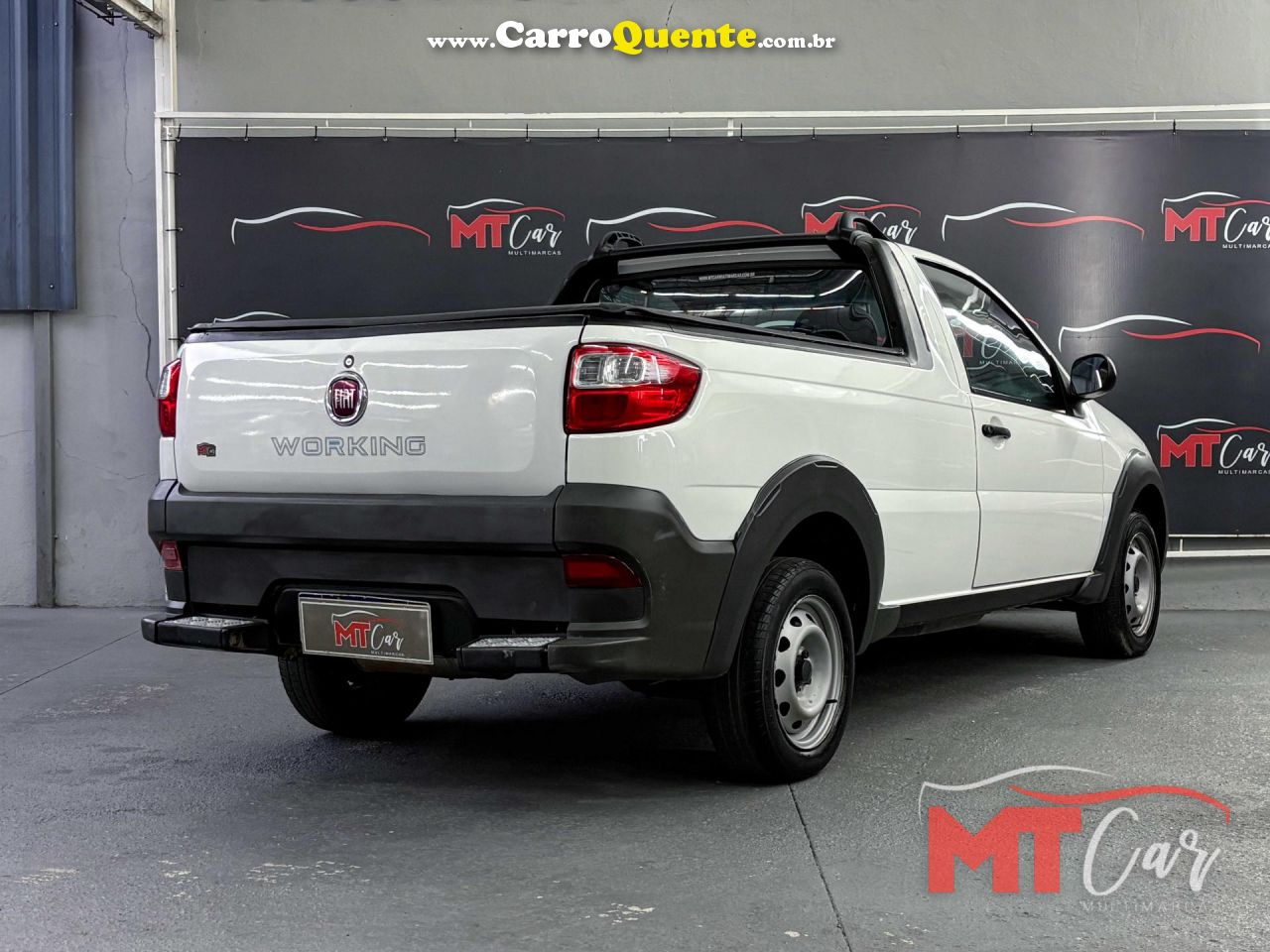 FIAT   STRADA WORKING 1.4 MPI FIRE FLEX 8V CS   BRANCO 2018 1.4 FLEX - Loja
