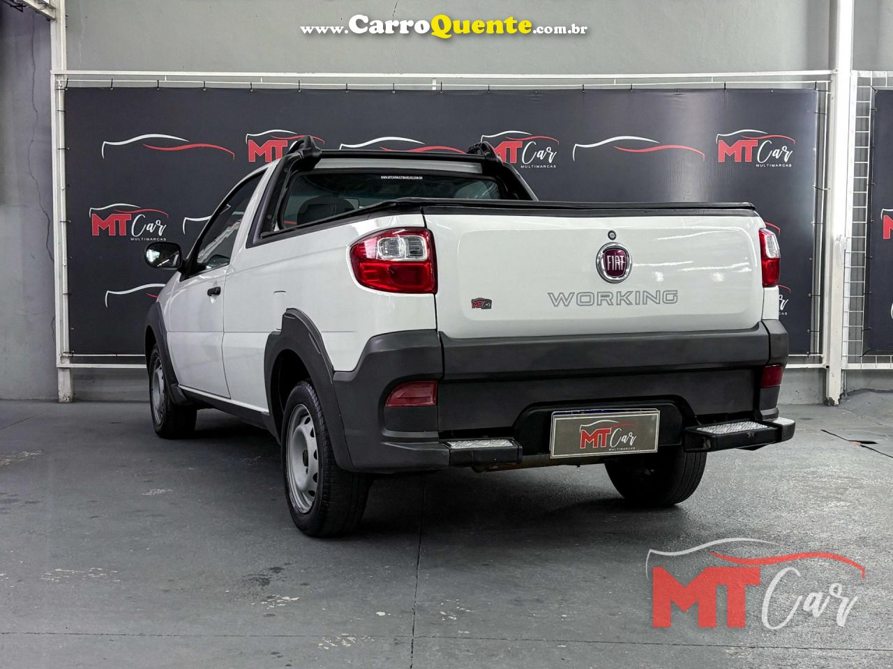 FIAT   STRADA WORKING 1.4 MPI FIRE FLEX 8V CS   BRANCO 2018 1.4 FLEX - Loja