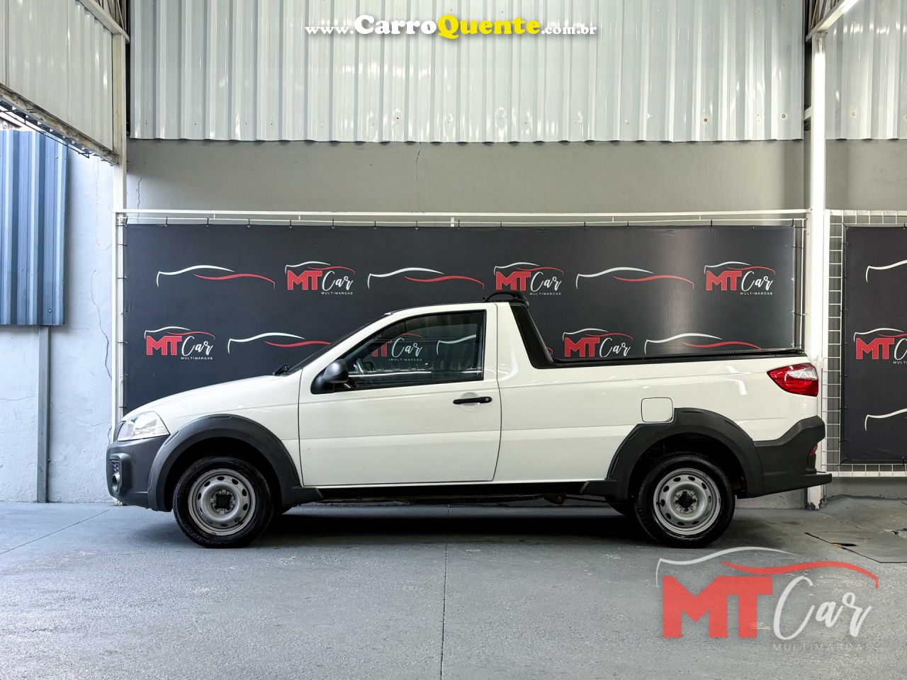 FIAT   STRADA WORKING 1.4 MPI FIRE FLEX 8V CS   BRANCO 2018 1.4 FLEX - Loja