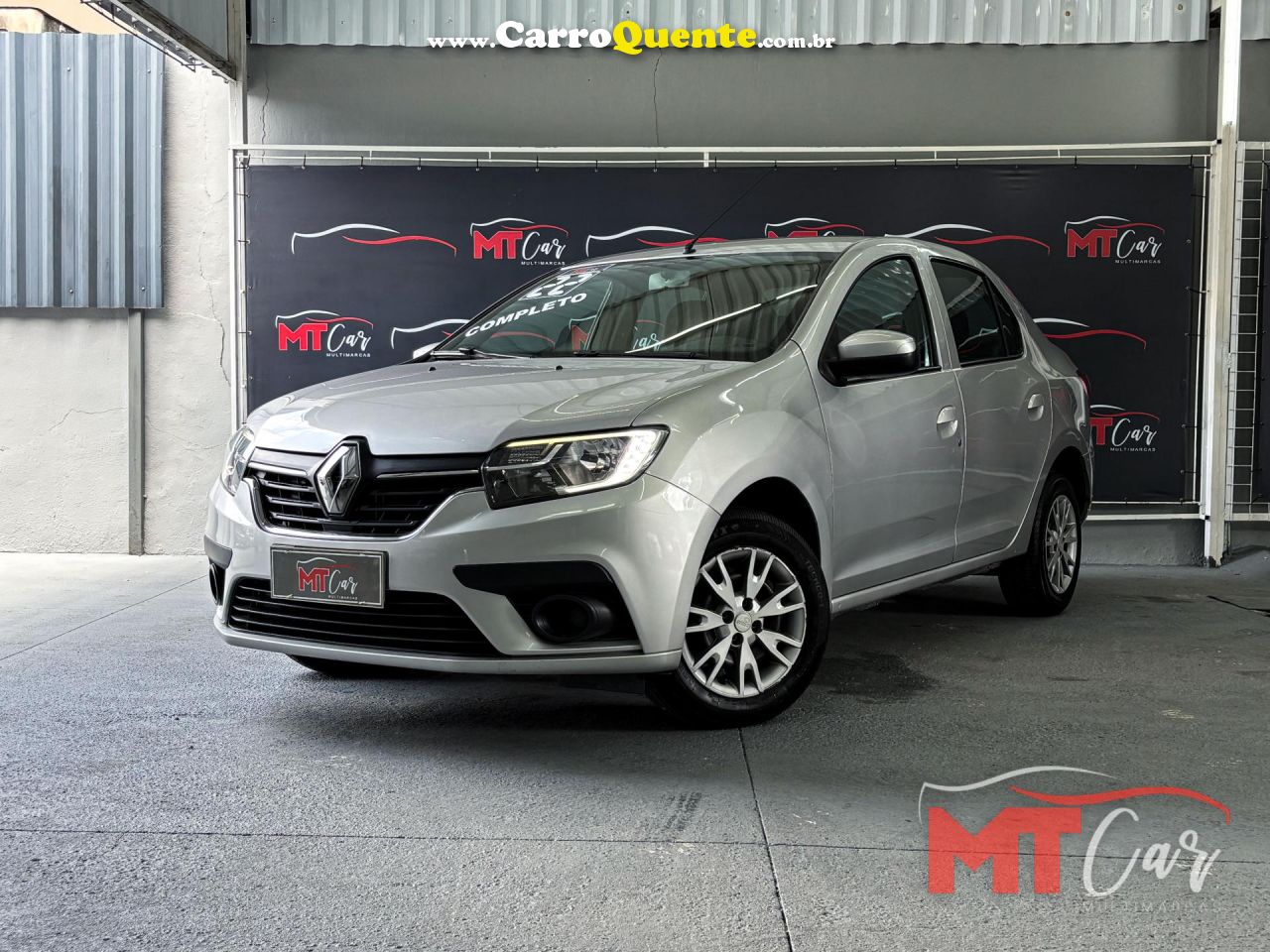RENAULT   LOGAN ZEN FLEX 1.0 12V 4P MEC.   PRATA 2022 1.0 FLEX - Loja
