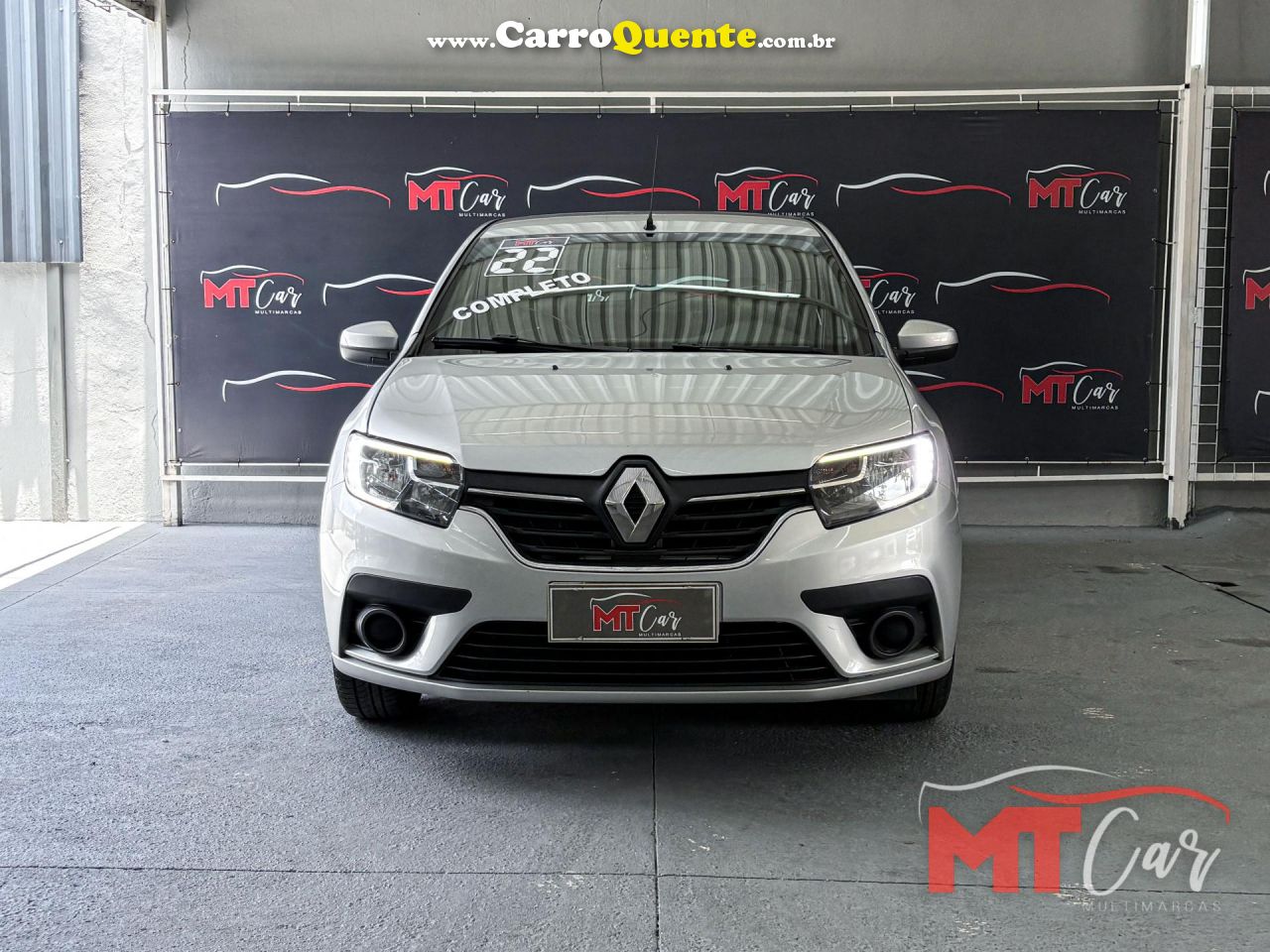 RENAULT   LOGAN ZEN FLEX 1.0 12V 4P MEC.   PRATA 2022 1.0 FLEX - Loja