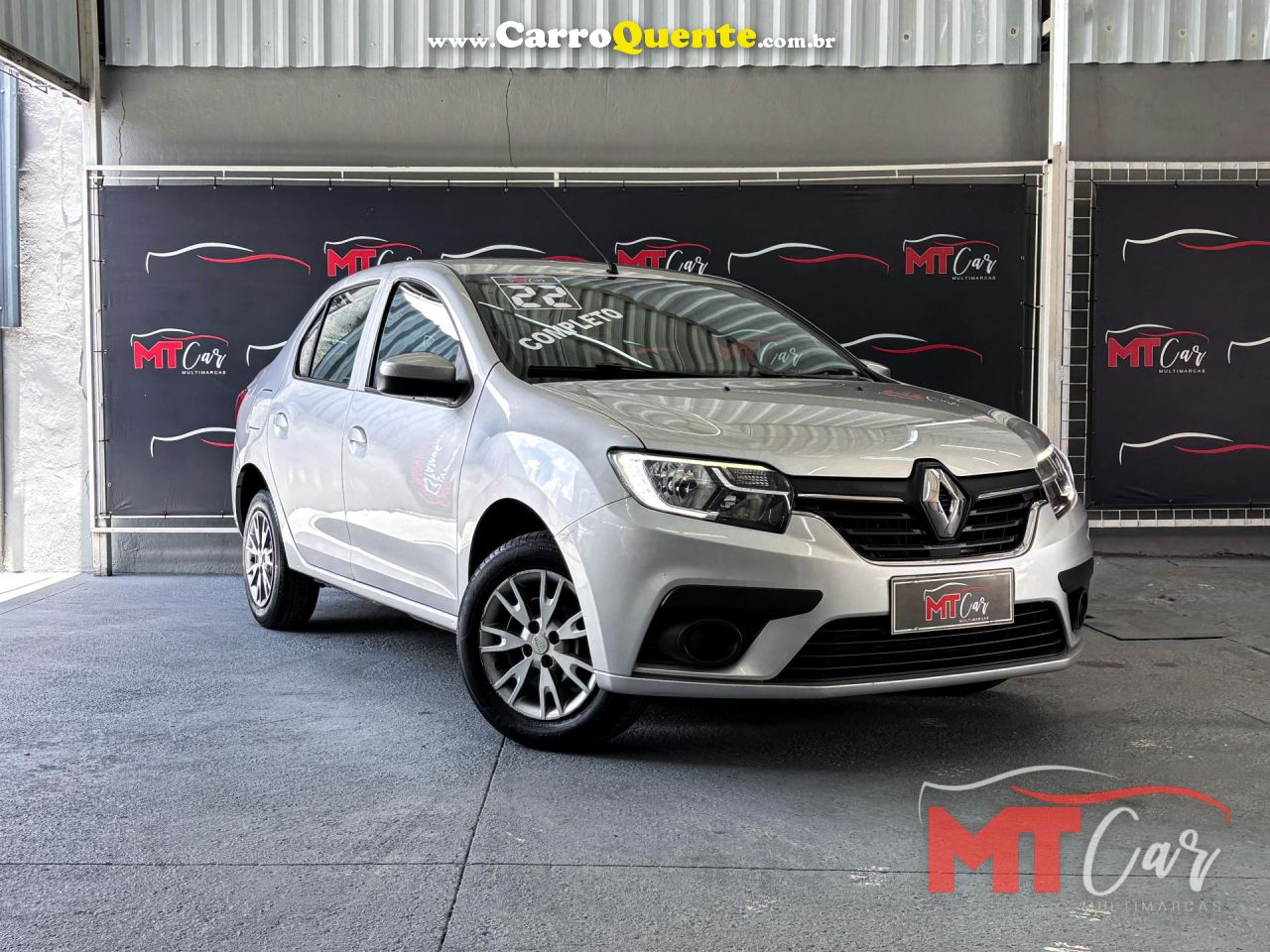 RENAULT   LOGAN ZEN FLEX 1.0 12V 4P MEC.   PRATA 2022 1.0 FLEX - Loja