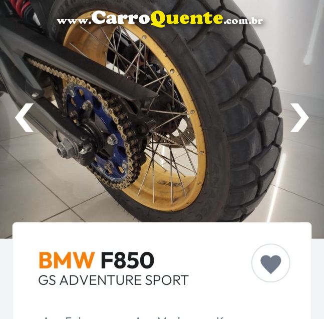 BMW F 850 GS sport - Loja