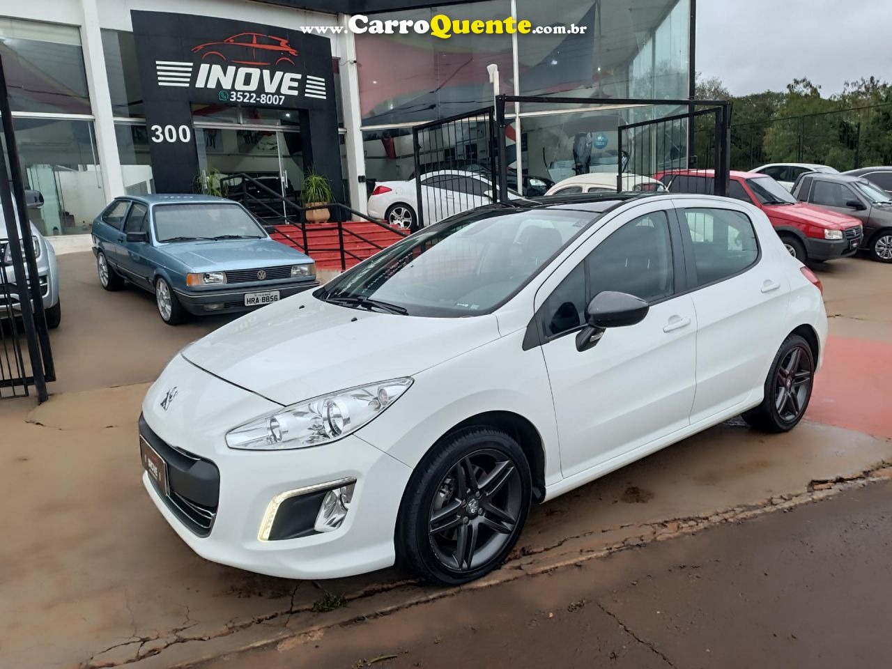 PEUGEOT   308 FELINEGRIFFE 1.6 TURBO 16V 5P AUT.   BRANCO 2014 1.6 GASOLINA - Loja