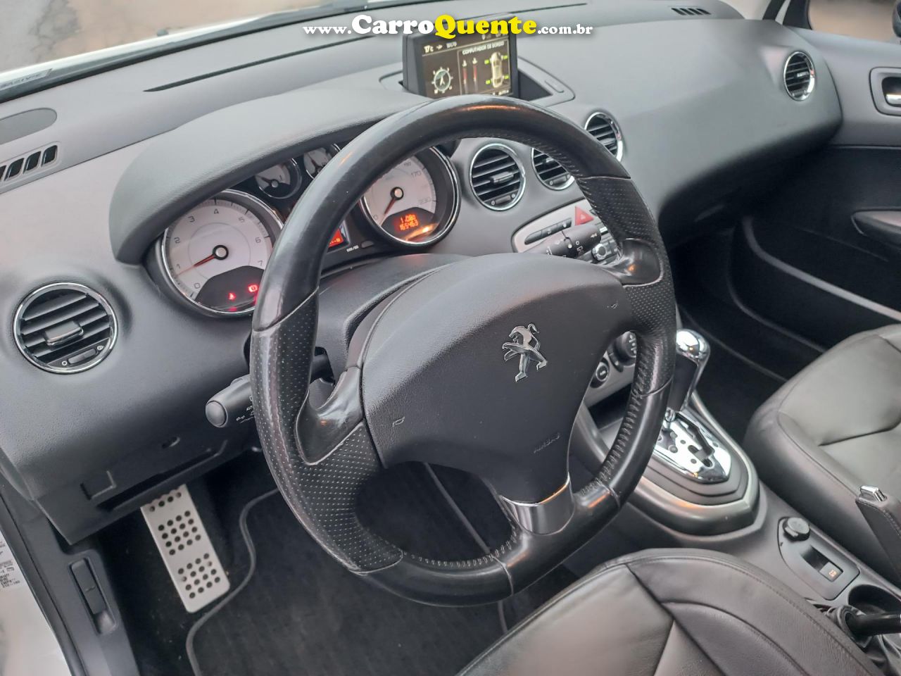 PEUGEOT   308 FELINEGRIFFE 1.6 TURBO 16V 5P AUT.   BRANCO 2014 1.6 GASOLINA - Loja