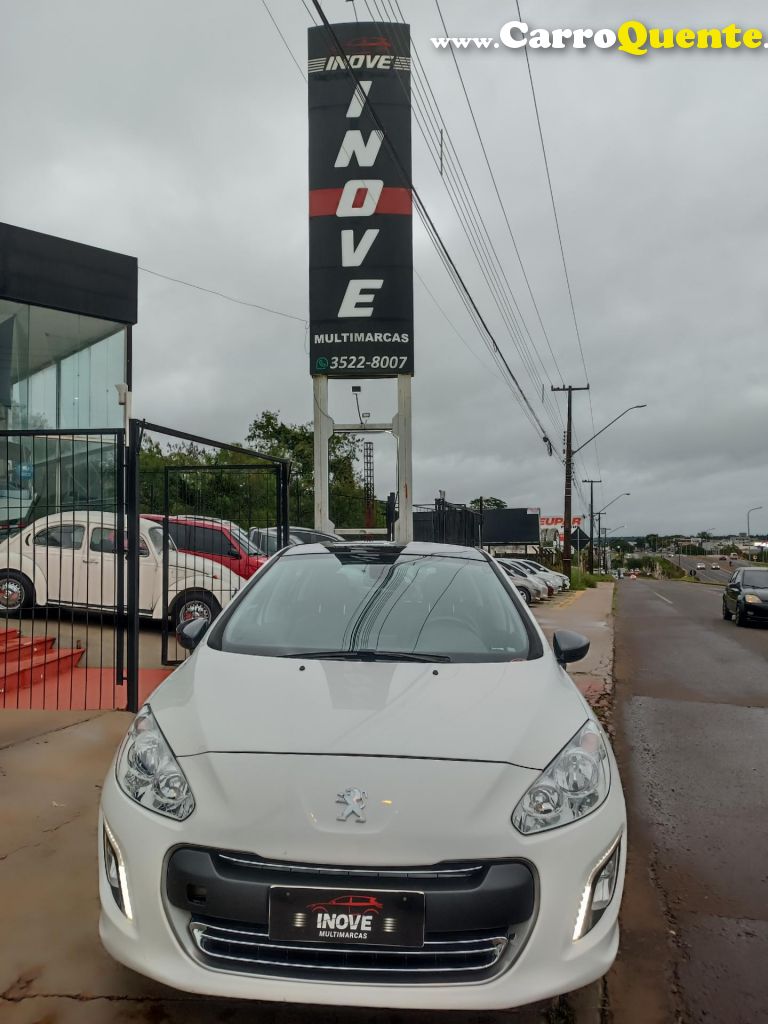 PEUGEOT   308 FELINEGRIFFE 1.6 TURBO 16V 5P AUT.   BRANCO 2014 1.6 GASOLINA - Loja