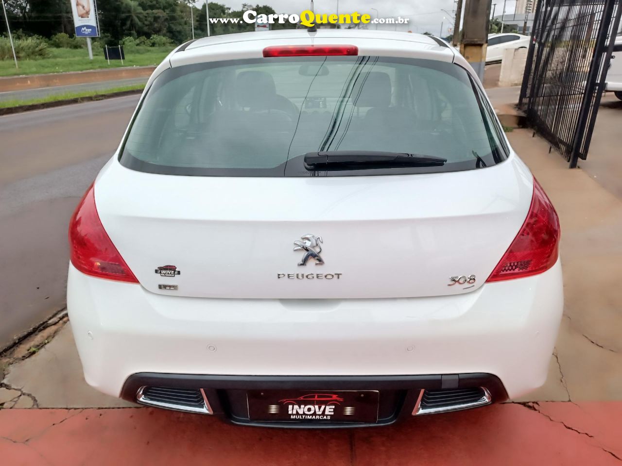PEUGEOT   308 FELINEGRIFFE 1.6 TURBO 16V 5P AUT.   BRANCO 2014 1.6 GASOLINA - Loja