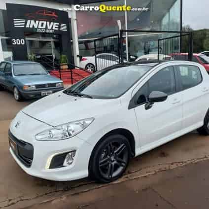 PEUGEOT   308 FELINEGRIFFE 1.6 TURBO 16V 5P AUT.   BRANCO 2014 1.6 GASOLINA