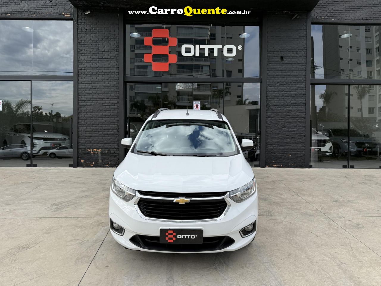 CHEVROLET   SPIN PREMIER 1.8 8V ECONO.FLEX 5P AUT.   BRANCO 2023 1.8 FLEX - Loja