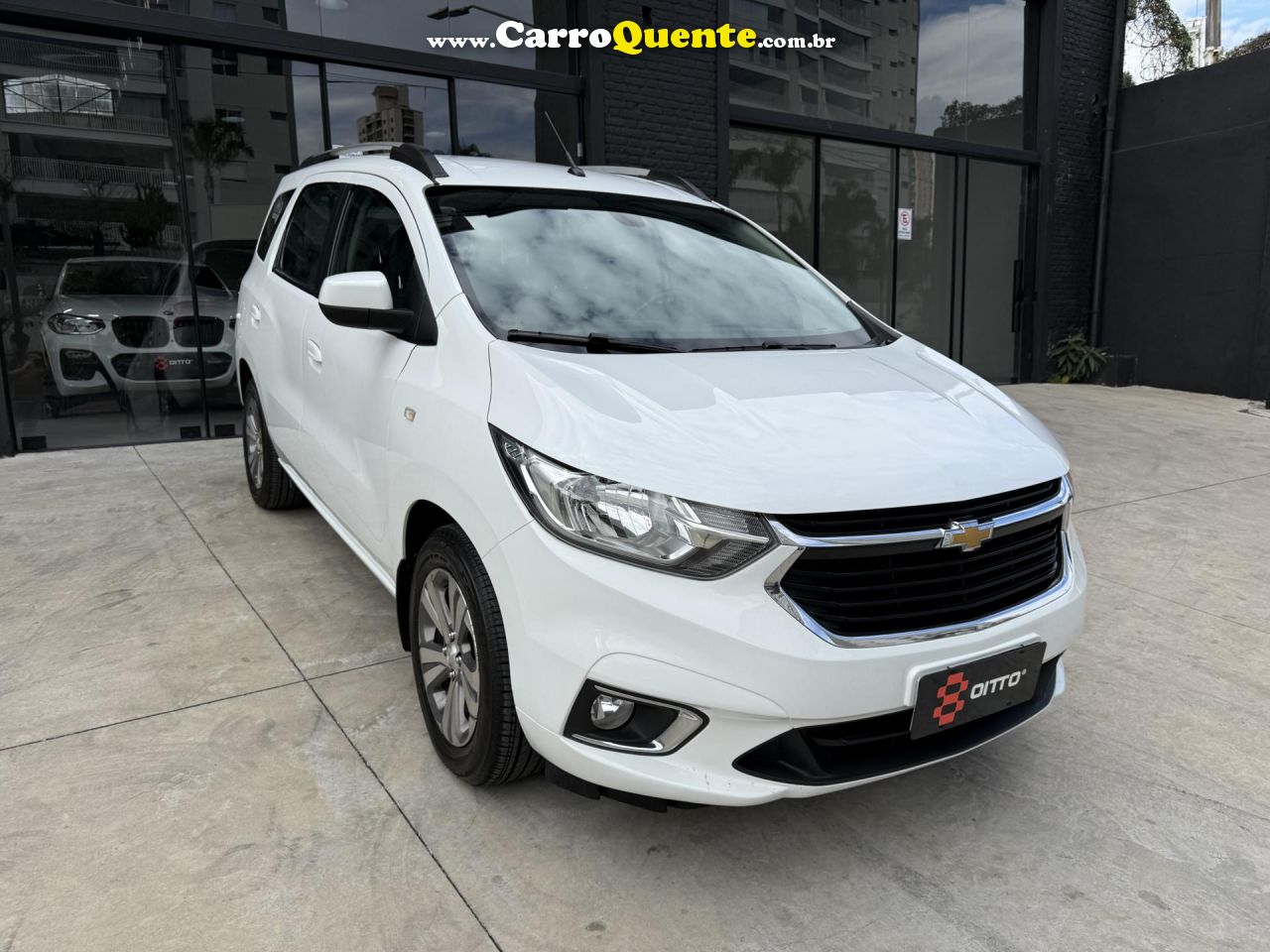 CHEVROLET   SPIN PREMIER 1.8 8V ECONO.FLEX 5P AUT.   BRANCO 2023 1.8 FLEX - Loja
