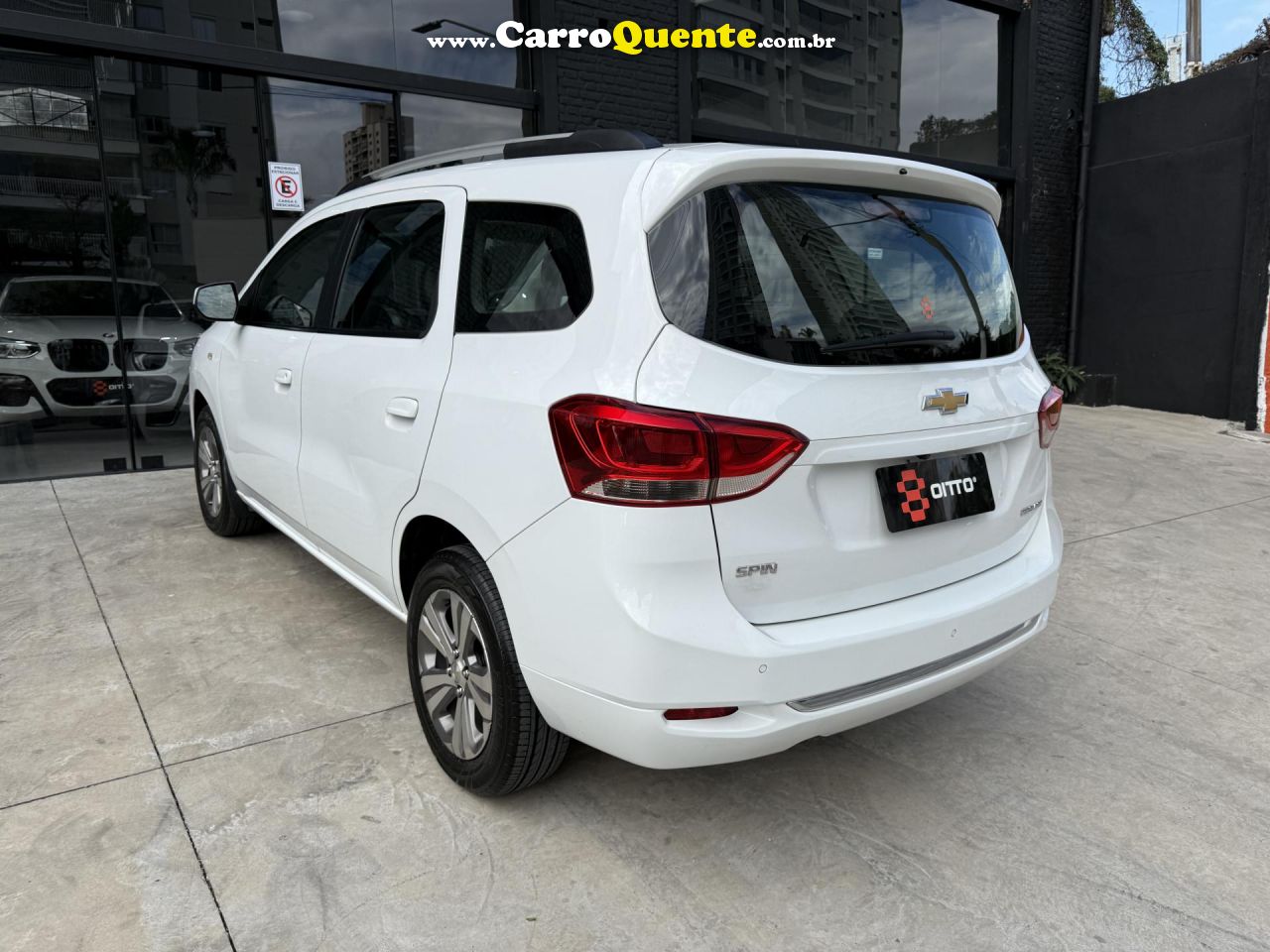 CHEVROLET   SPIN PREMIER 1.8 8V ECONO.FLEX 5P AUT.   BRANCO 2023 1.8 FLEX - Loja