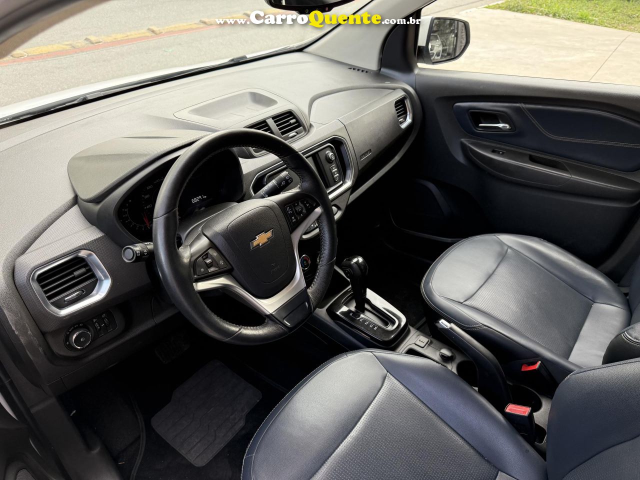 CHEVROLET   SPIN PREMIER 1.8 8V ECONO.FLEX 5P AUT.   BRANCO 2023 1.8 FLEX - Loja