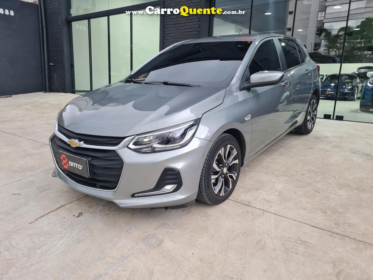 CHEVROLET   ONIX HATCH PREM. 1.0 12V TB FLEX 5P AUT.   PRATA 2024 1.0 FLEX - Loja